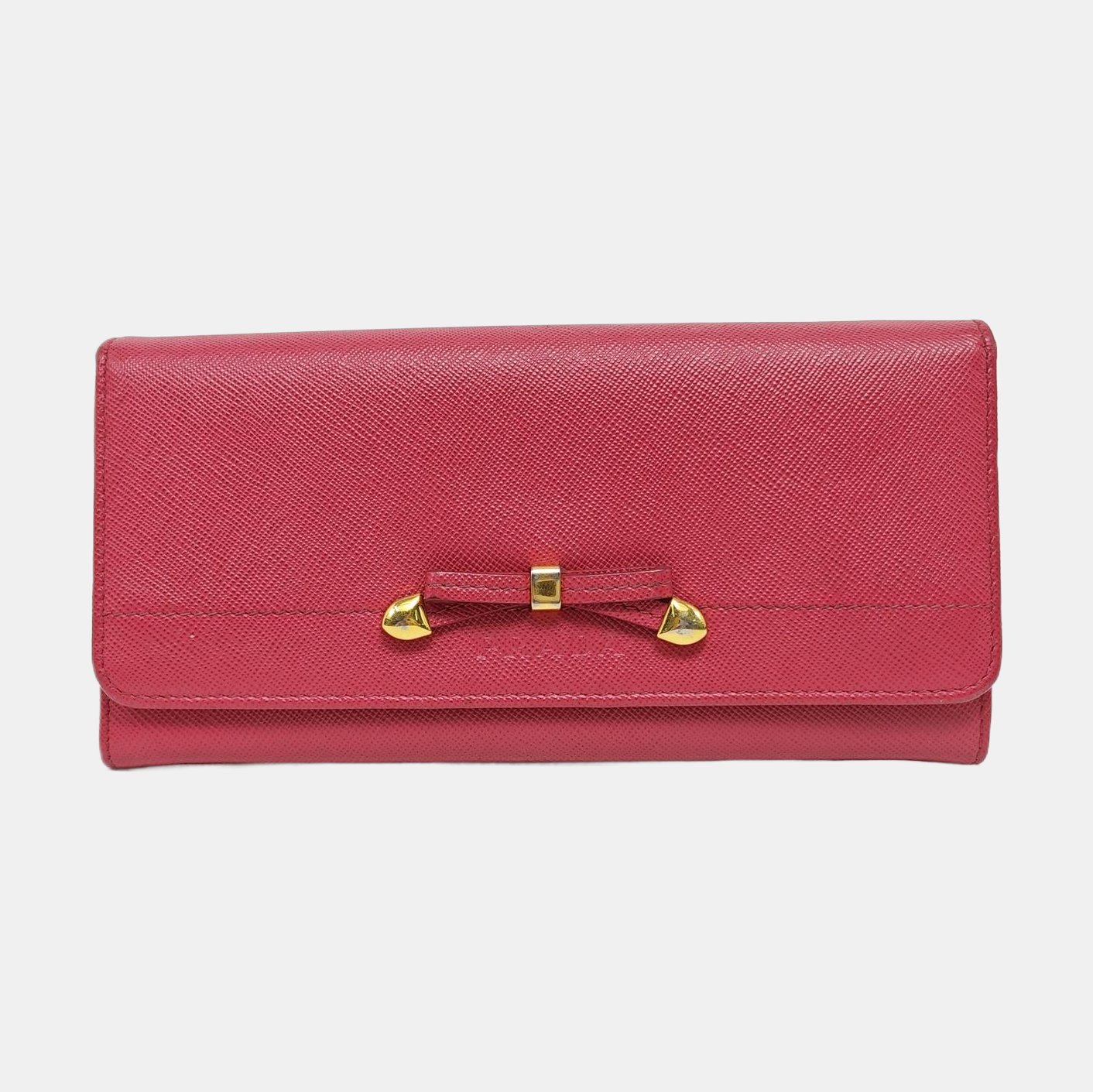 Saffiano Calfskin Wallet Red