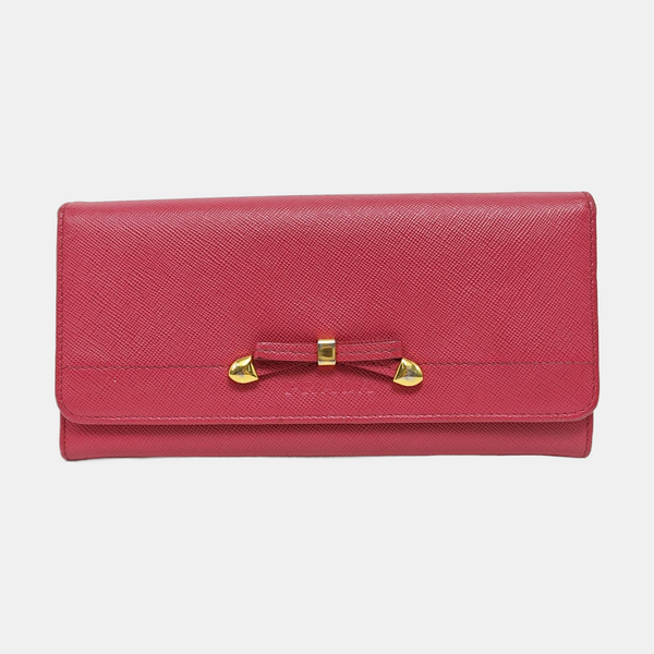 Saffiano Calfskin Wallet Red