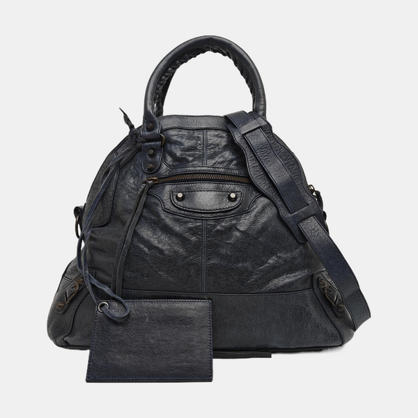 Classic City Medium Calfskin Blue