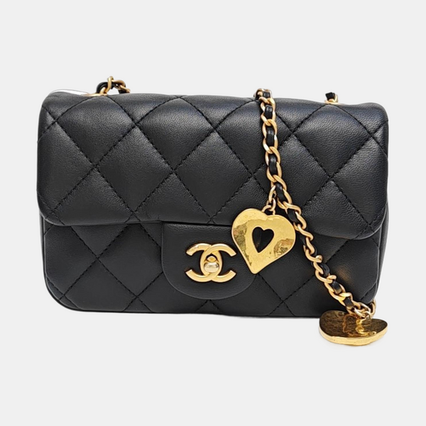 CLASSIC FLAP Small Quilted Lambskin Black