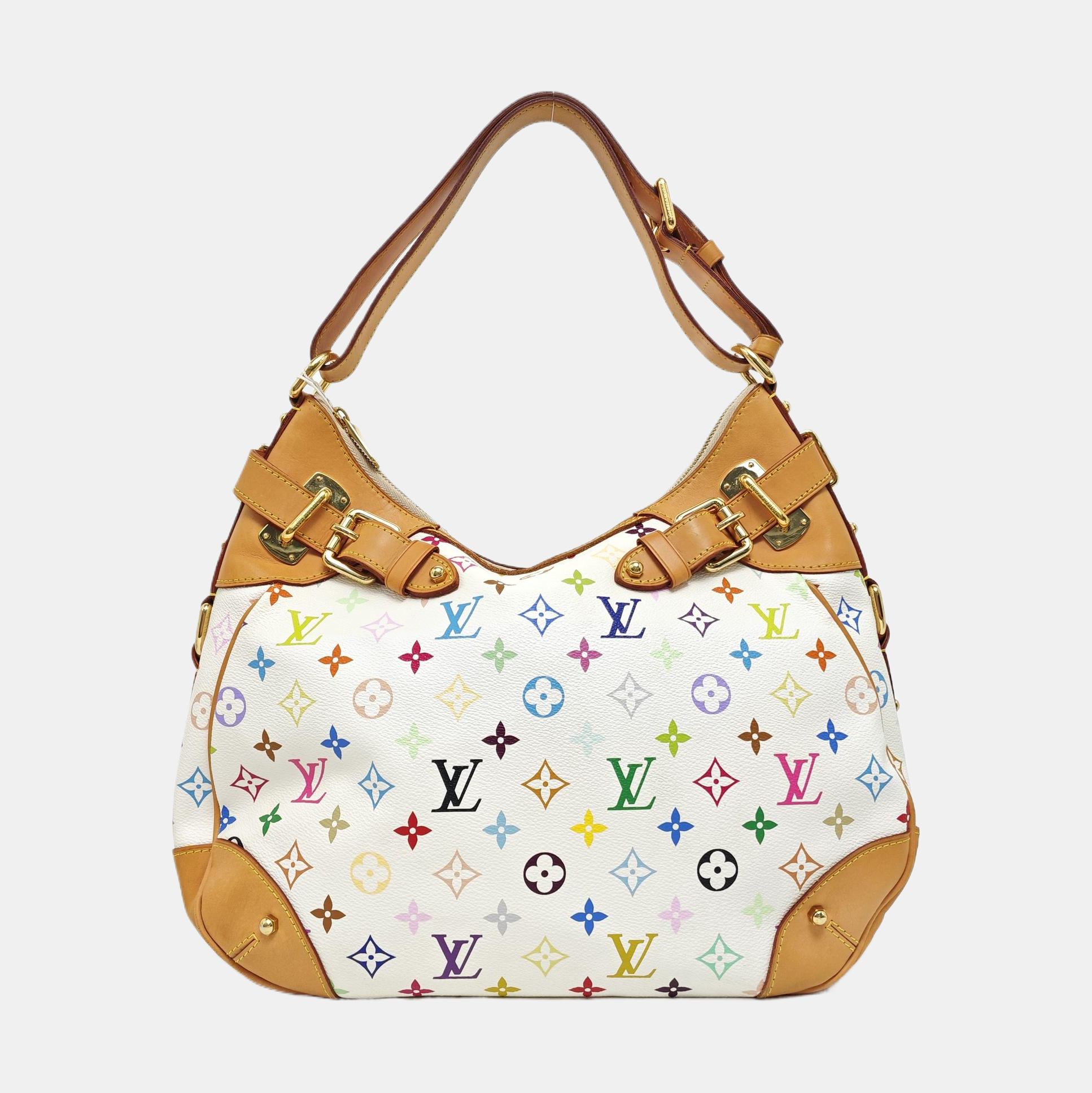 LV × TM GRETA Monogram Coated Canvas White