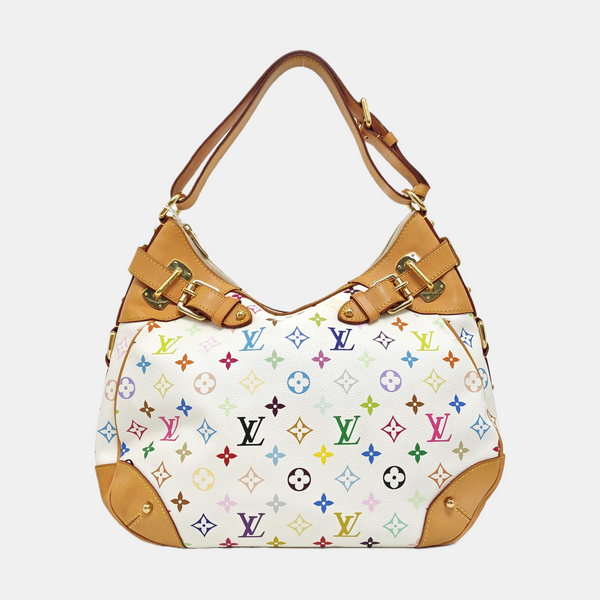 LV × TM GRETA Monogram Coated Canvas White