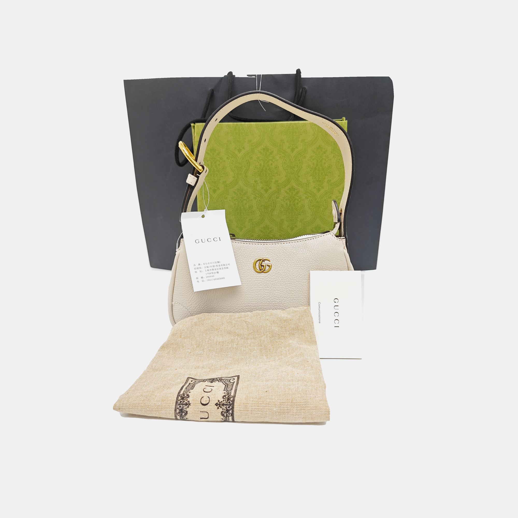 Aphrodite Calfskin White