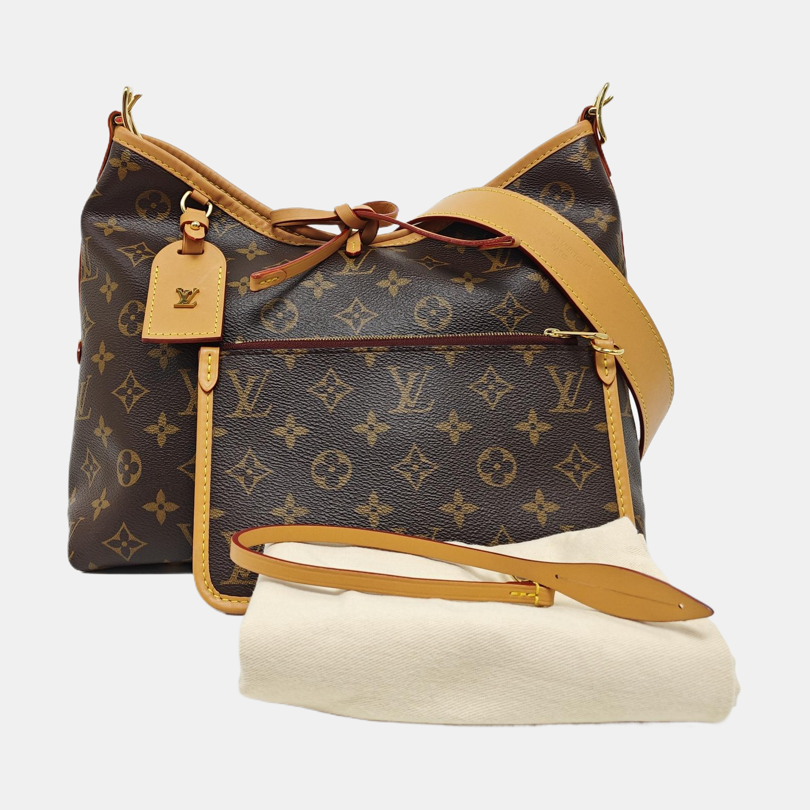 CARRYALL PM Monogram Coated Canvas Brown