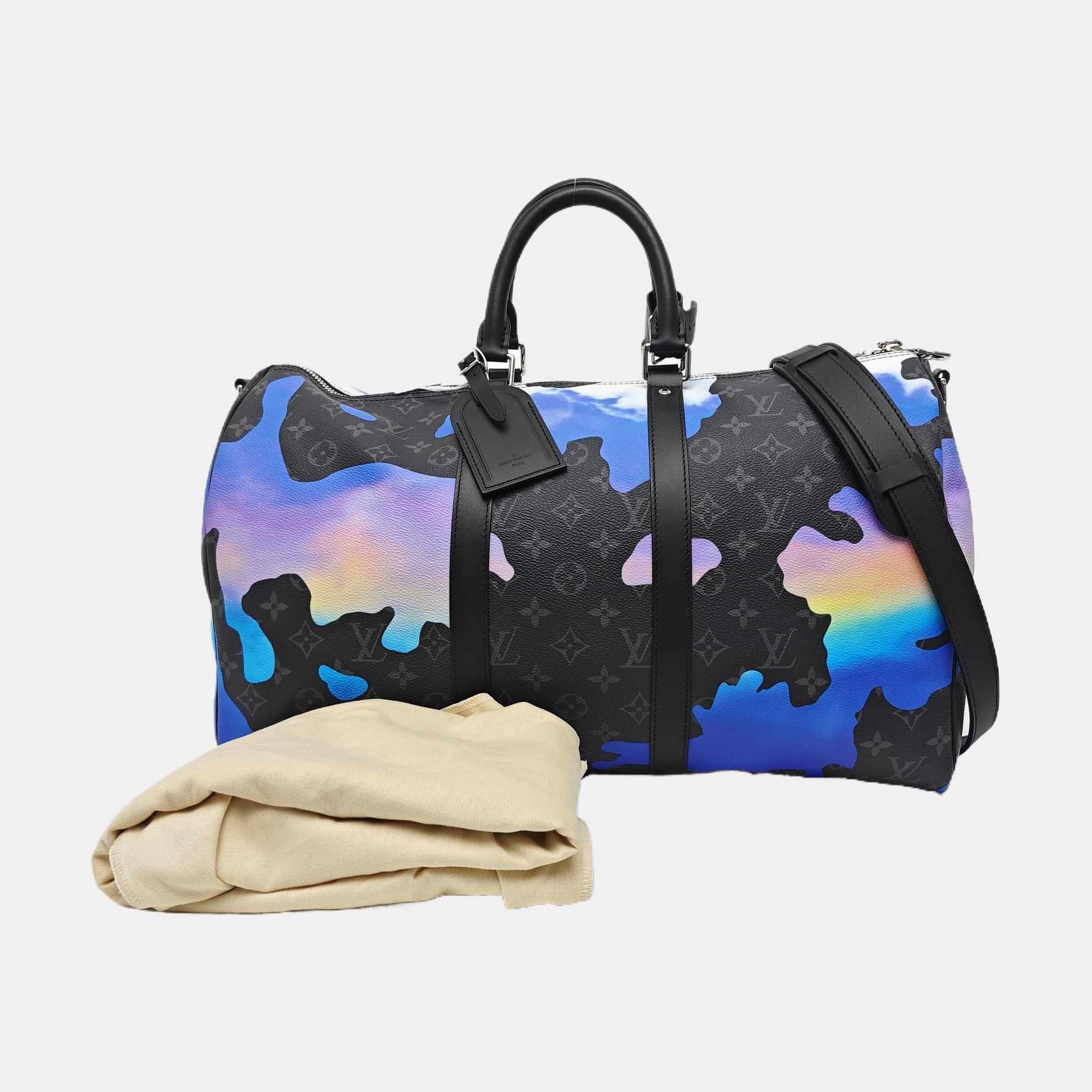 KEEPALL Monogram Coated Canvas Multicolor
