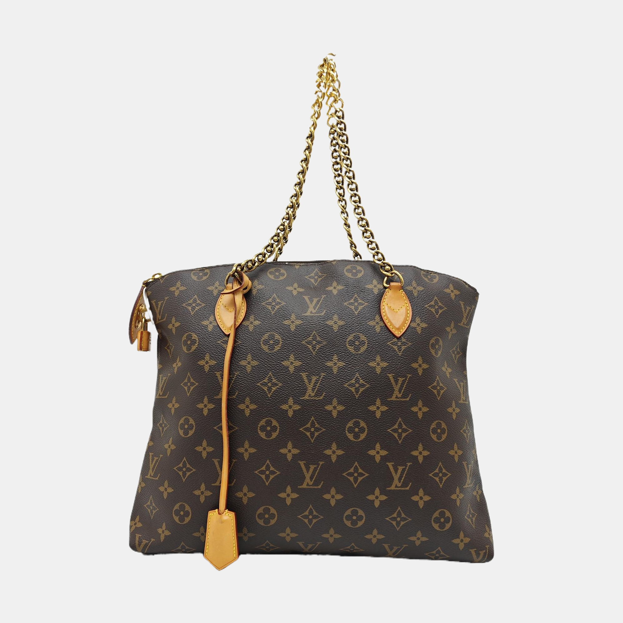 LOCKIT Monogram Coated Canvas Brown