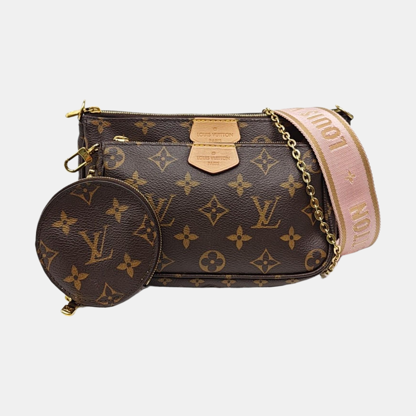 MULTI Monogram Coated Canvas Brown