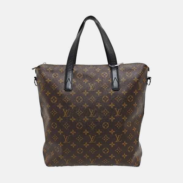 KITAN Monogram Coated Canvas Brown