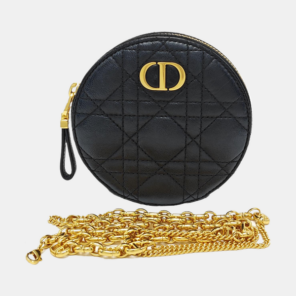 Dior Caro Small Cannage Lambskin Black