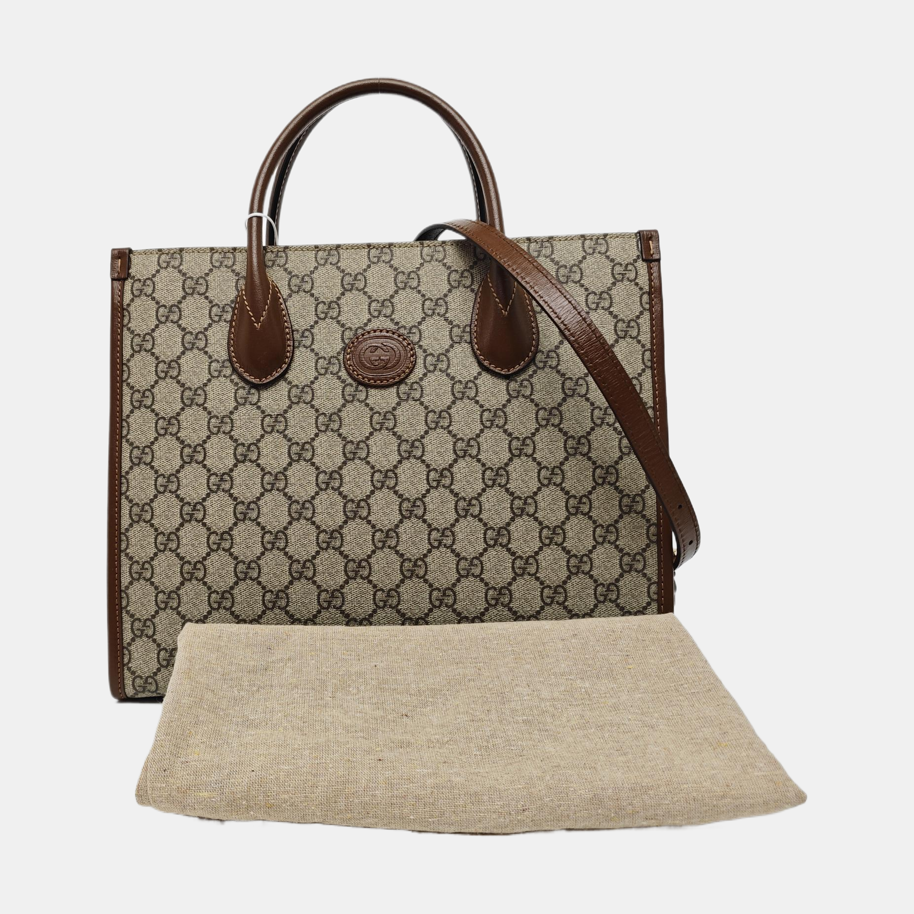 Retro Small Monogram Coated Canvas Brown