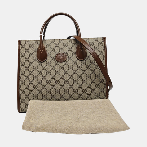 Retro Small Monogram Coated Canvas Brown