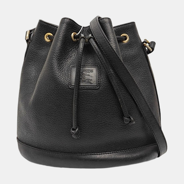 Calfskin Bucket Bag Black