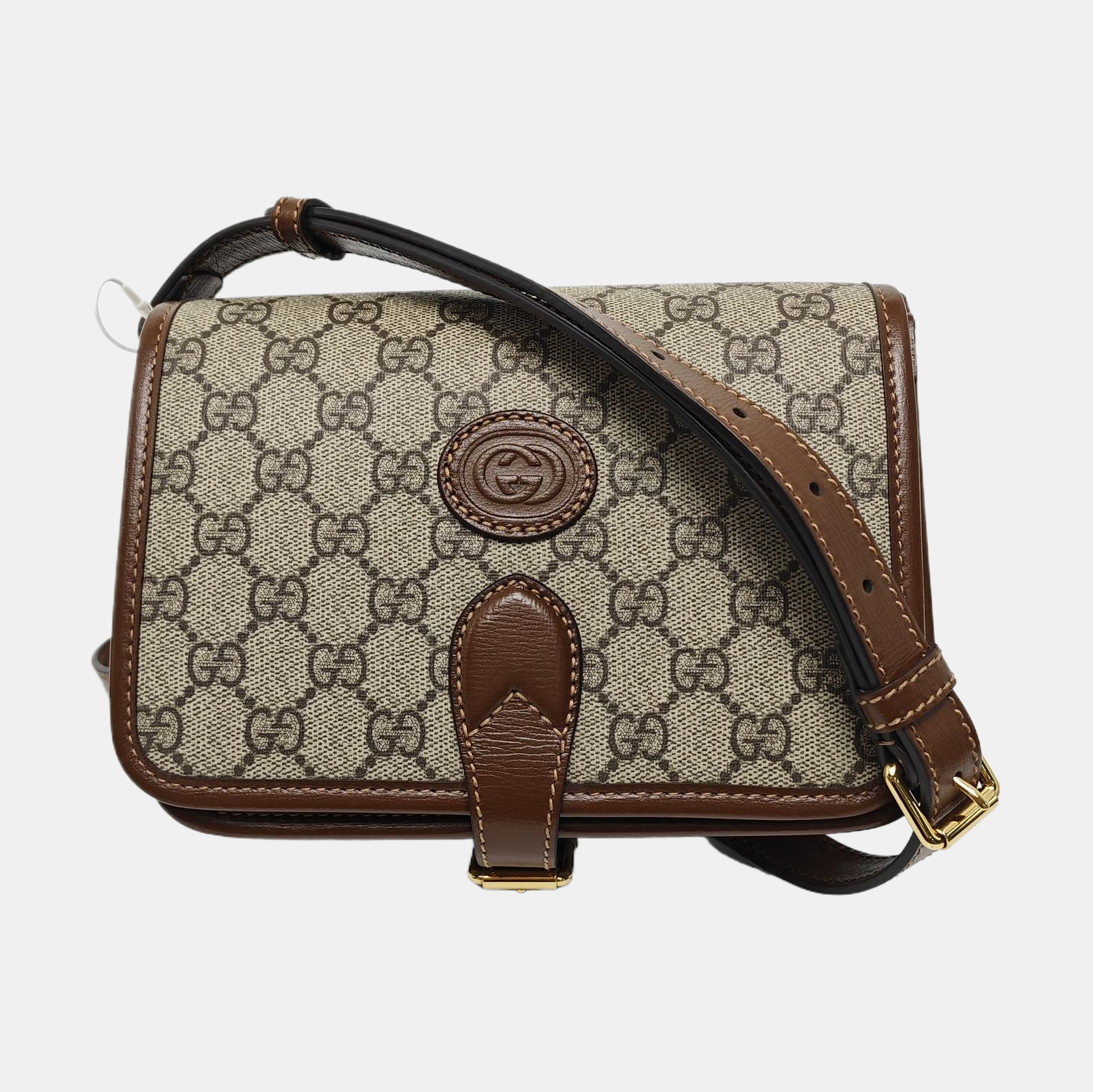 Retro Mini Monogram Coated Canvas Beige