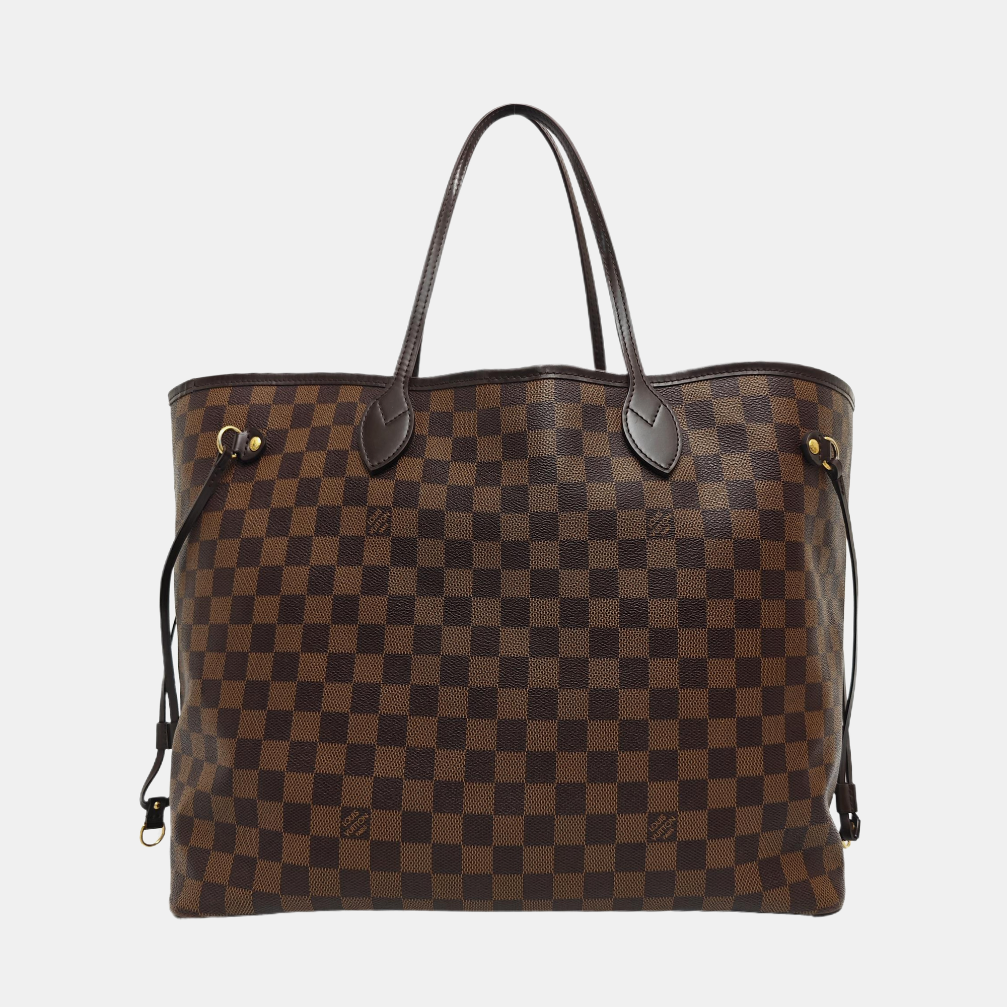 NEVERFULL GM Coated Canvas Brown