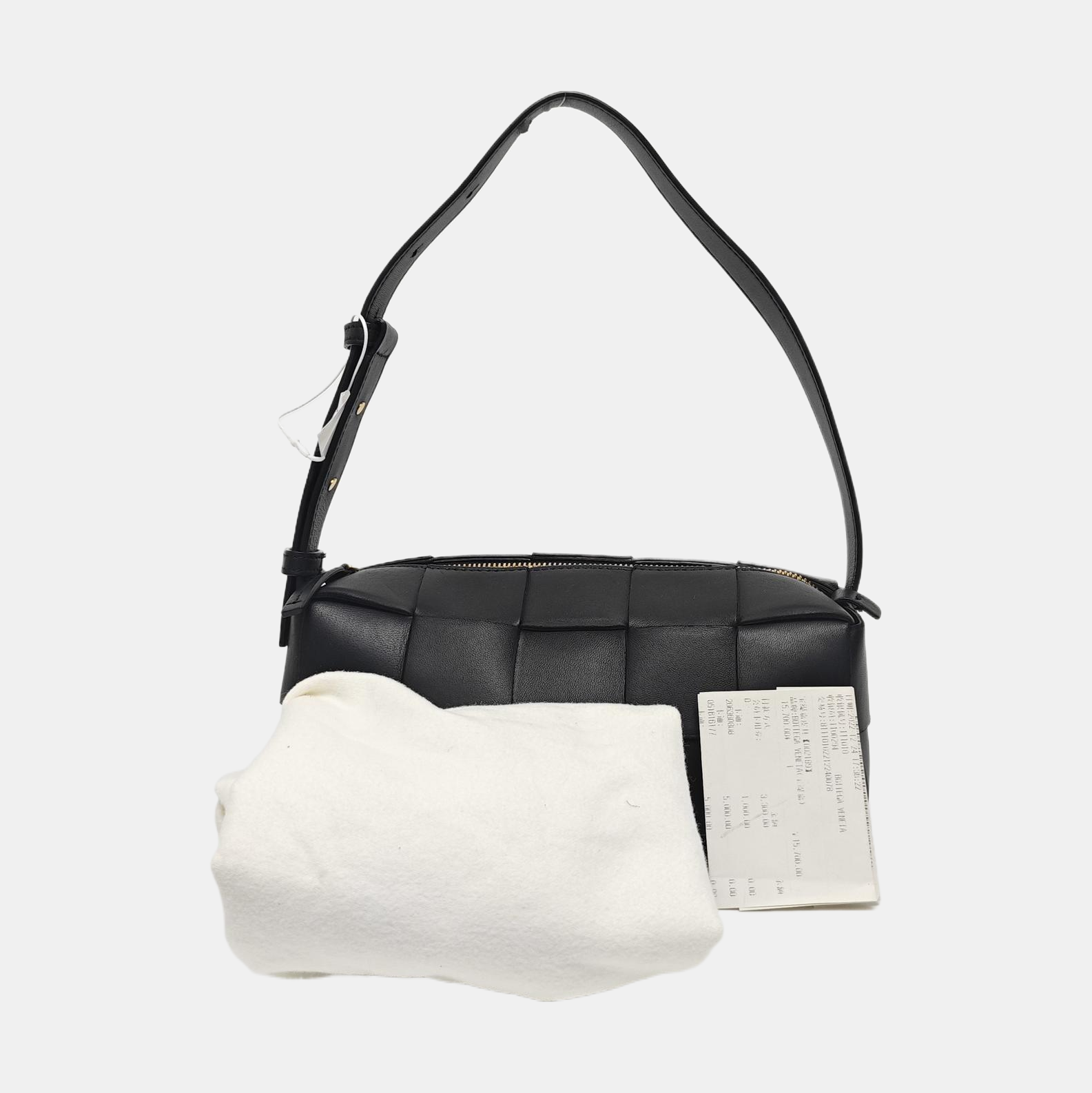 Brick Cassette Small Lambskin Black