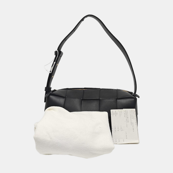 Brick Cassette Small Lambskin Black