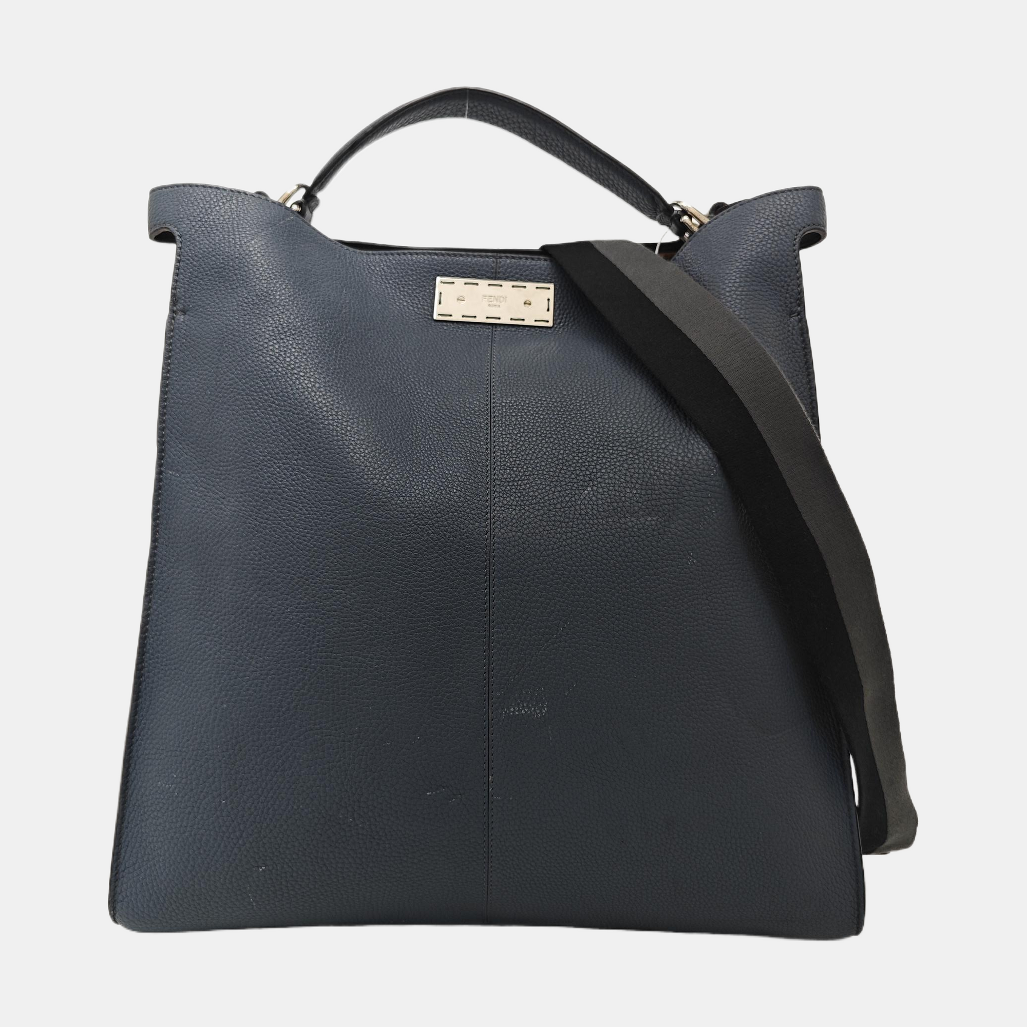 Peekaboo Medium Calfskin Blue