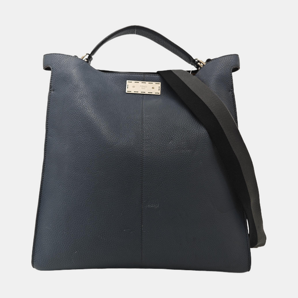 Peekaboo Medium Calfskin Blue