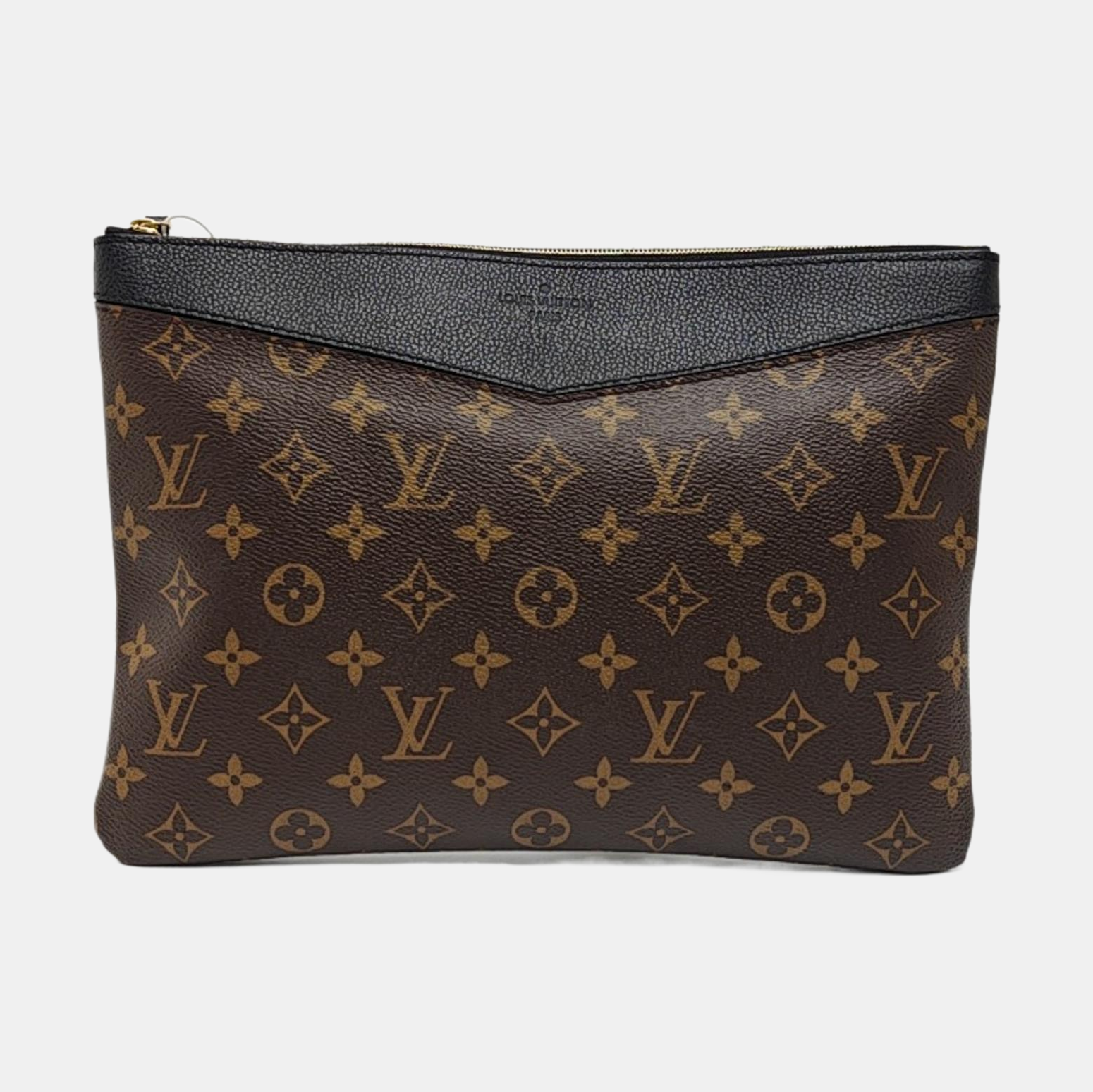 DAILY Monogram Coated Canvas Brown