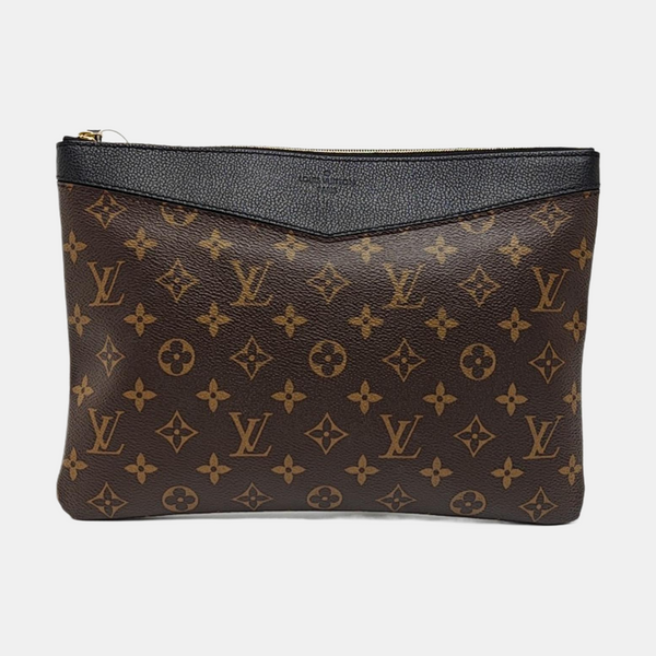 DAILY Monogram Coated Canvas Brown