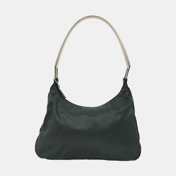 Nylon Shoulder Bag Green