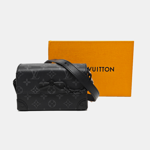 STEAMER Mini Monogram Coated Canvas Black