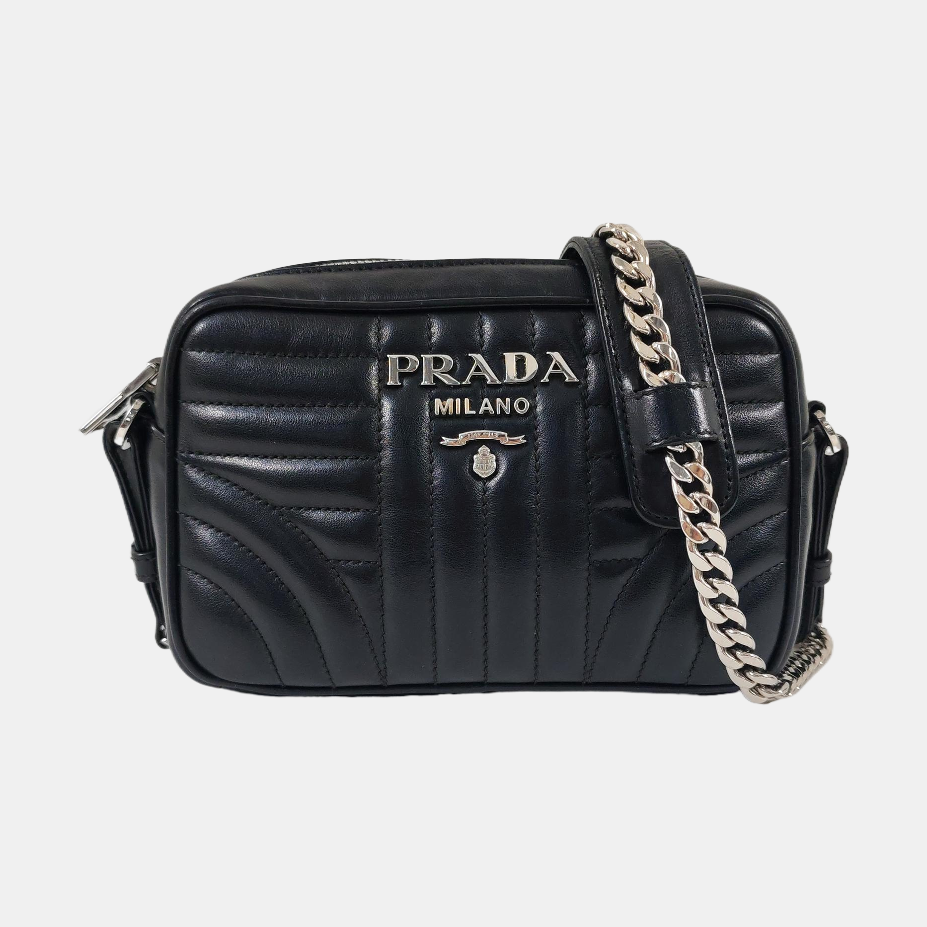 Diagramme Quilted Lambskin Black