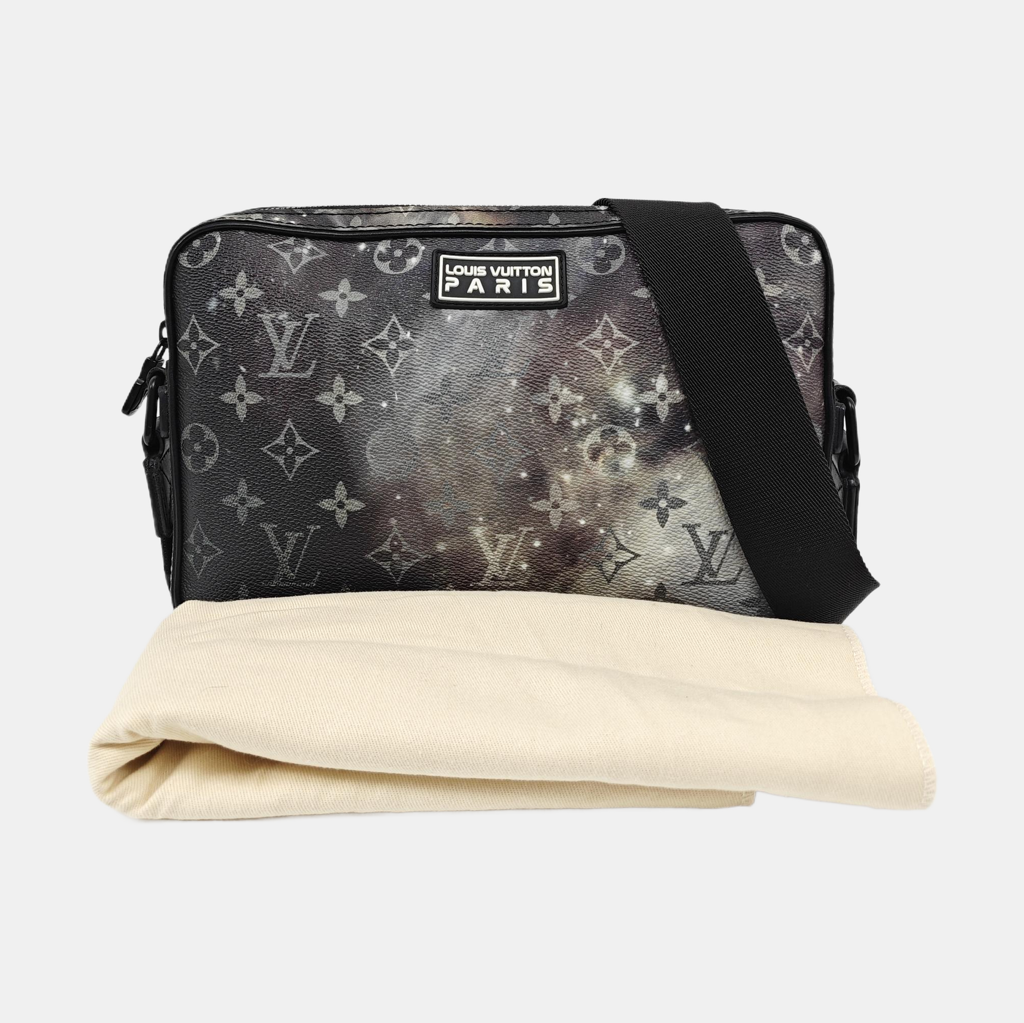 ALPHA Monogram Coated Canvas Gray