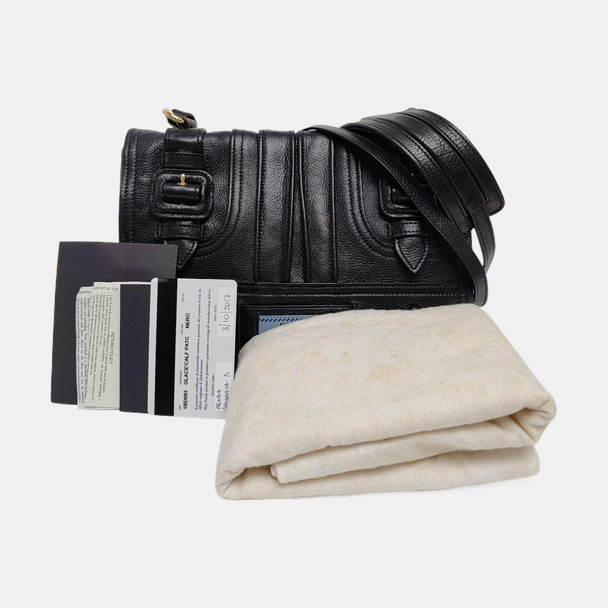 Etiquette Calfskin Black