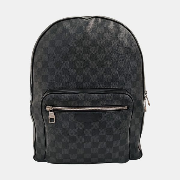 JOSH Damier Graphite Coated Canvas Gray