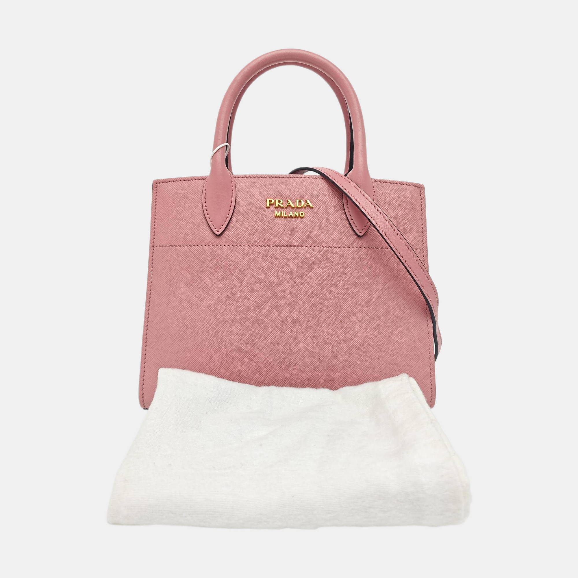 Bibliothèque Saffiano Calfskin Pink