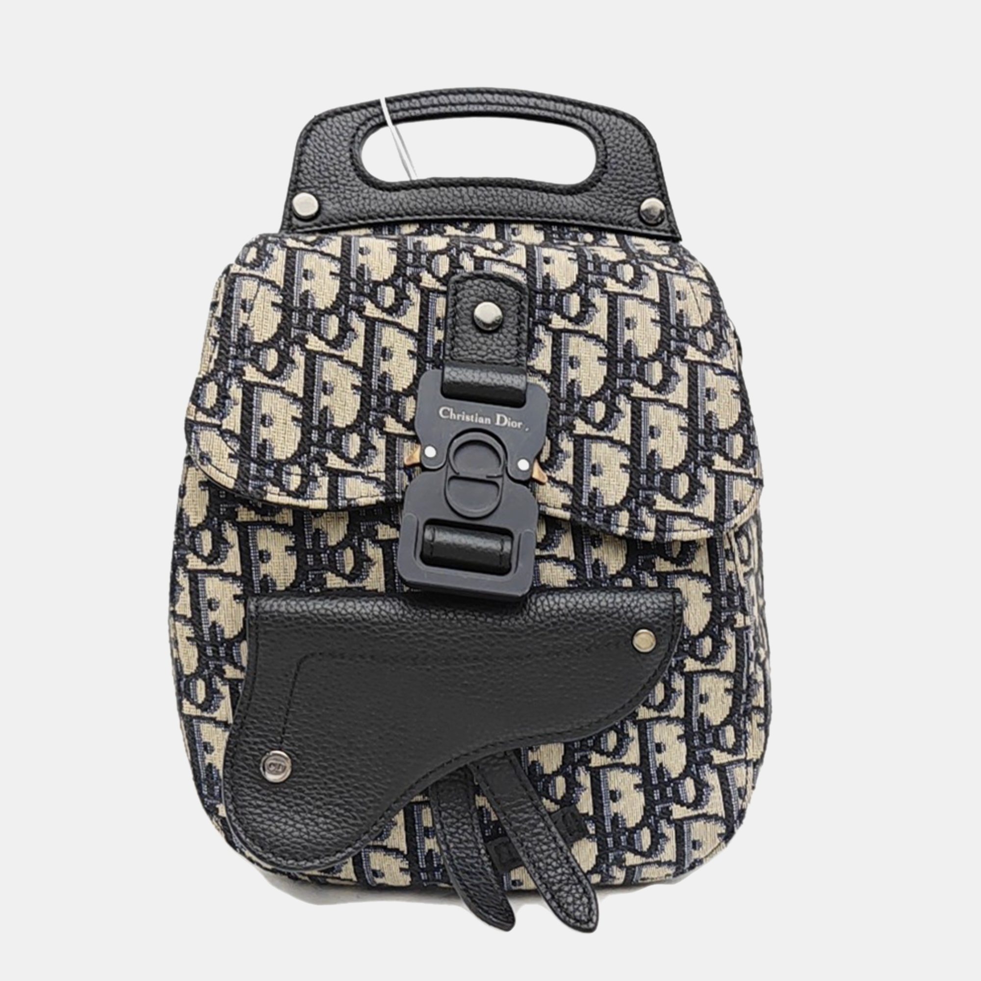 Saddle Mini Oblique Canvas Blue