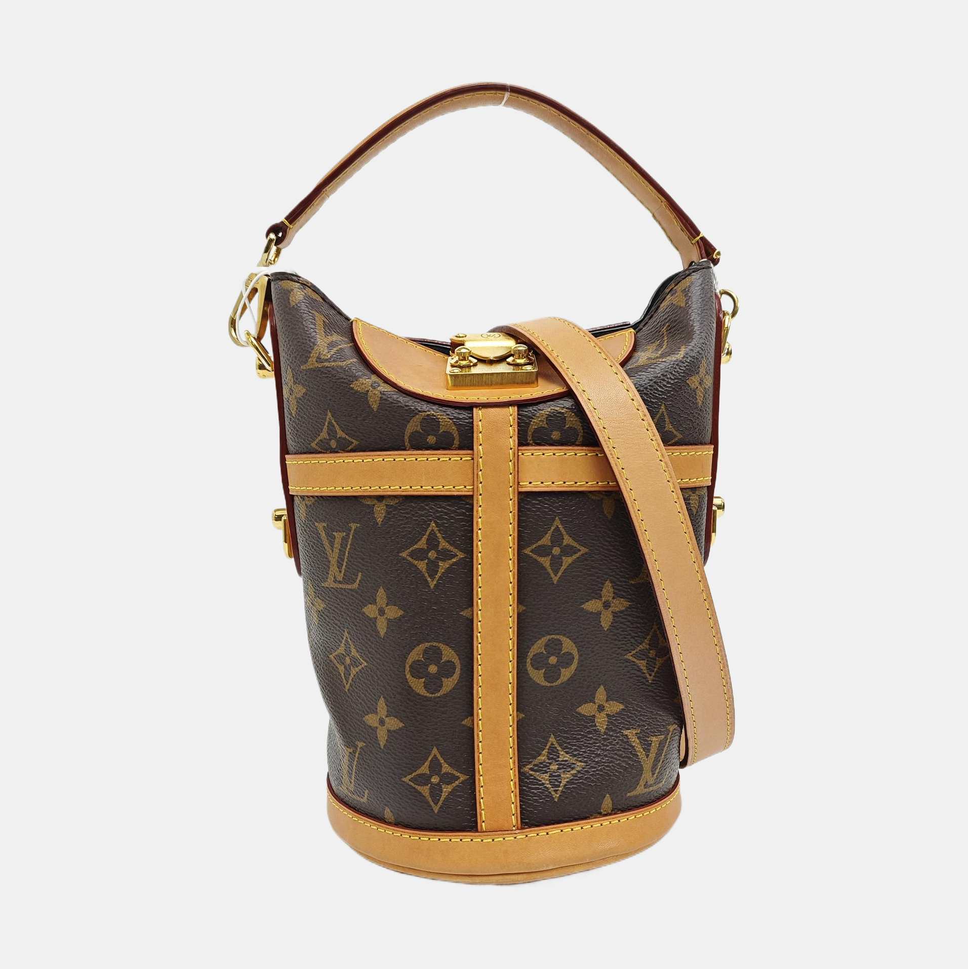 DUFFLE Monogram Coated Canvas Brown