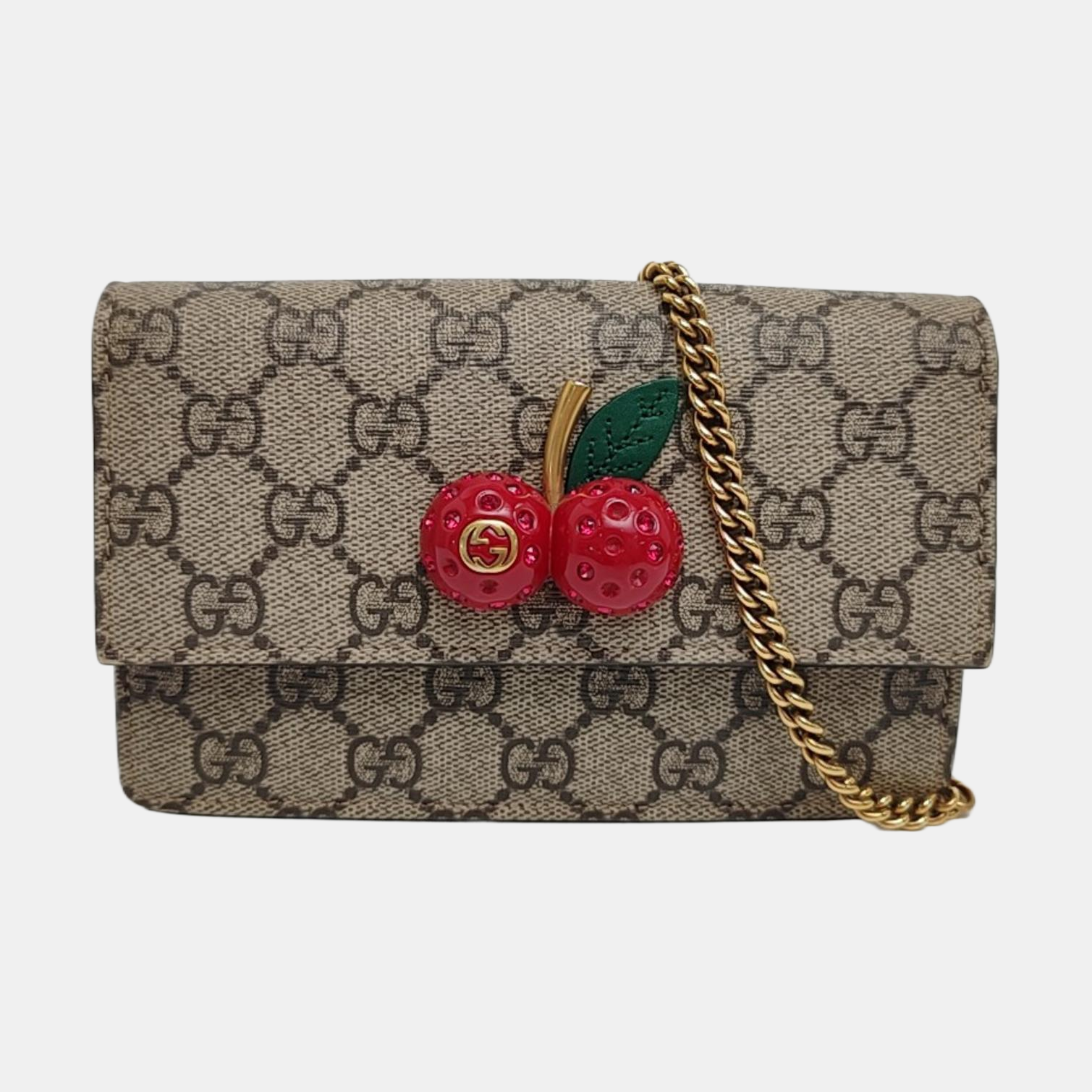 Lona Revestida Beige GG Supreme Mini Monogram