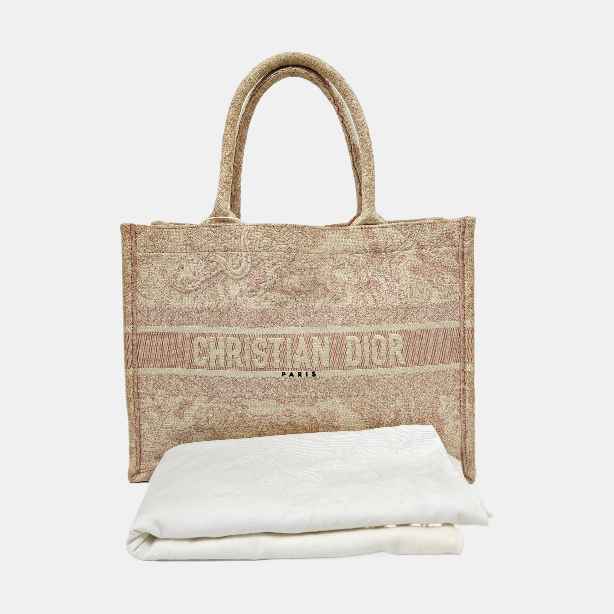 Book Tote Medium Canvas Pink