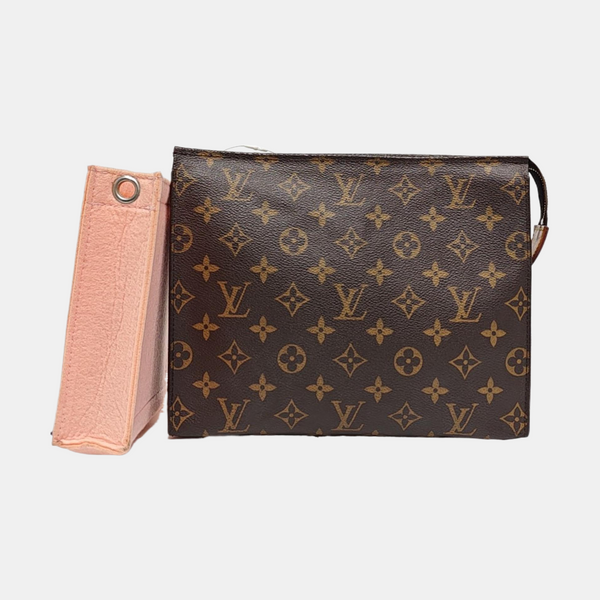 TOILET POCKET 26 Monogram Coated Canvas Brown
