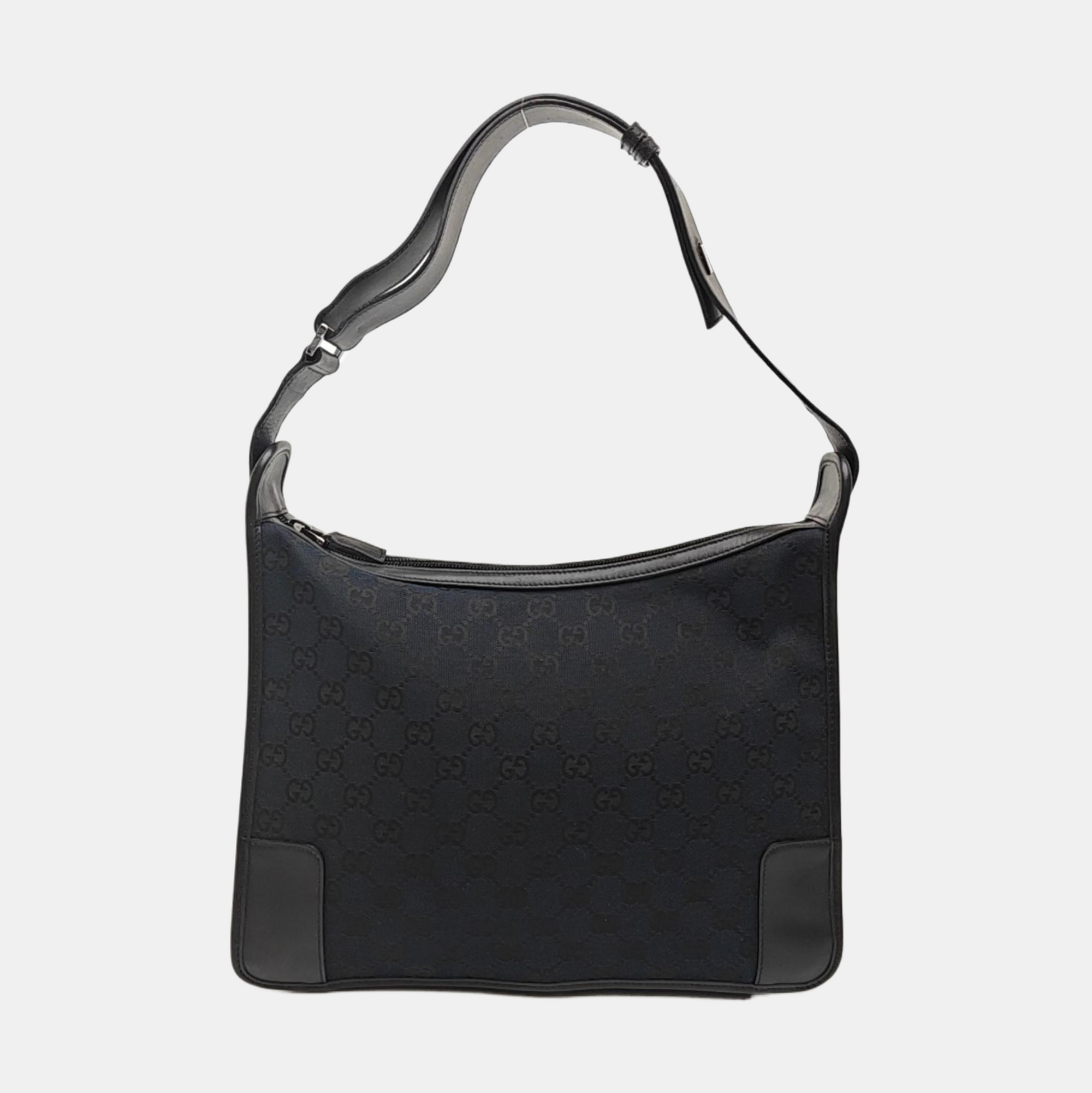 Monogram Canvas Shoulder Bag Blue