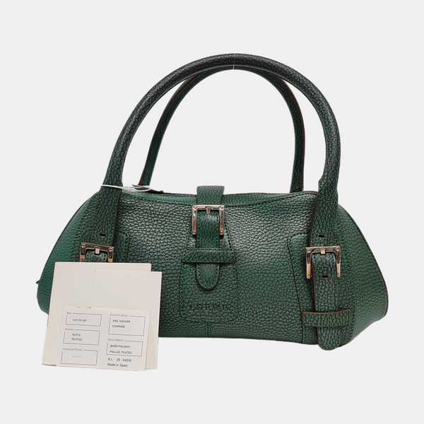 Calfskin Top Handle Bag Green