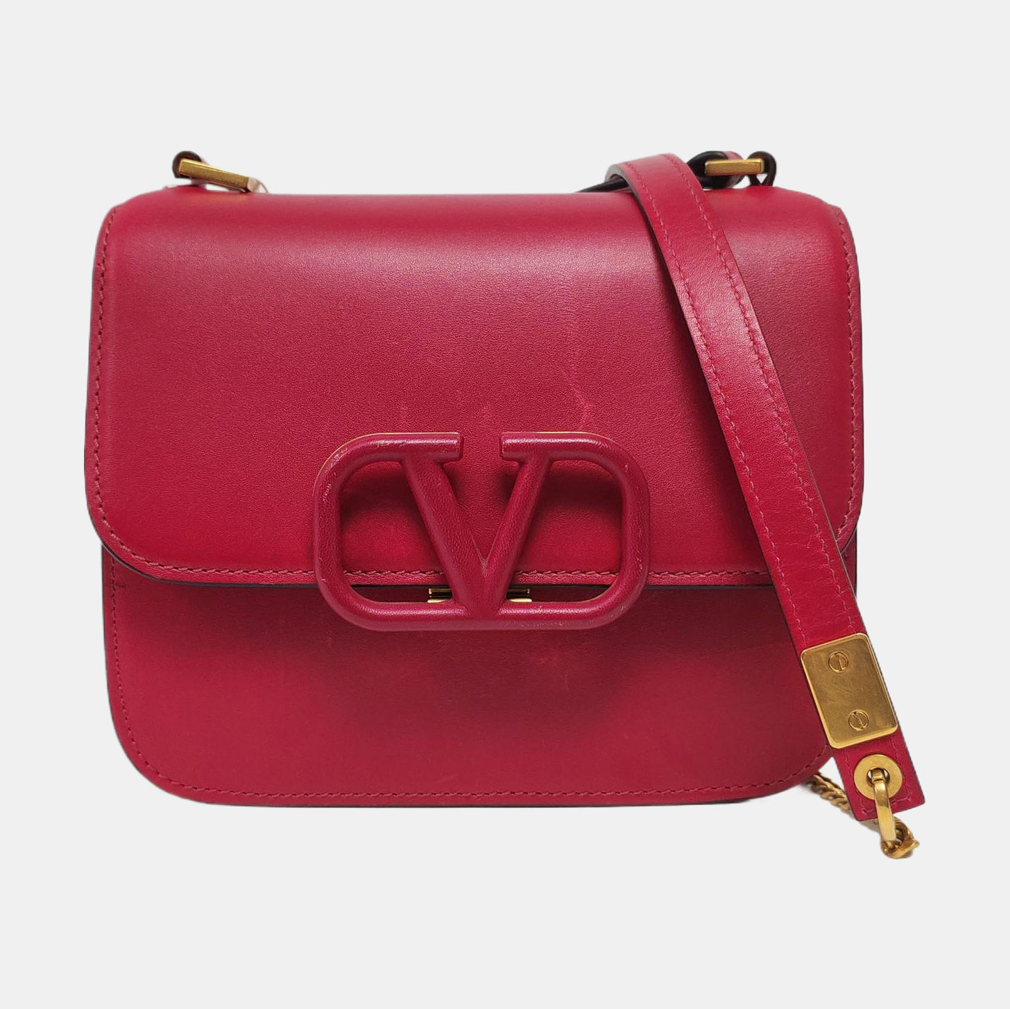 Vsling Small Calfskin Red