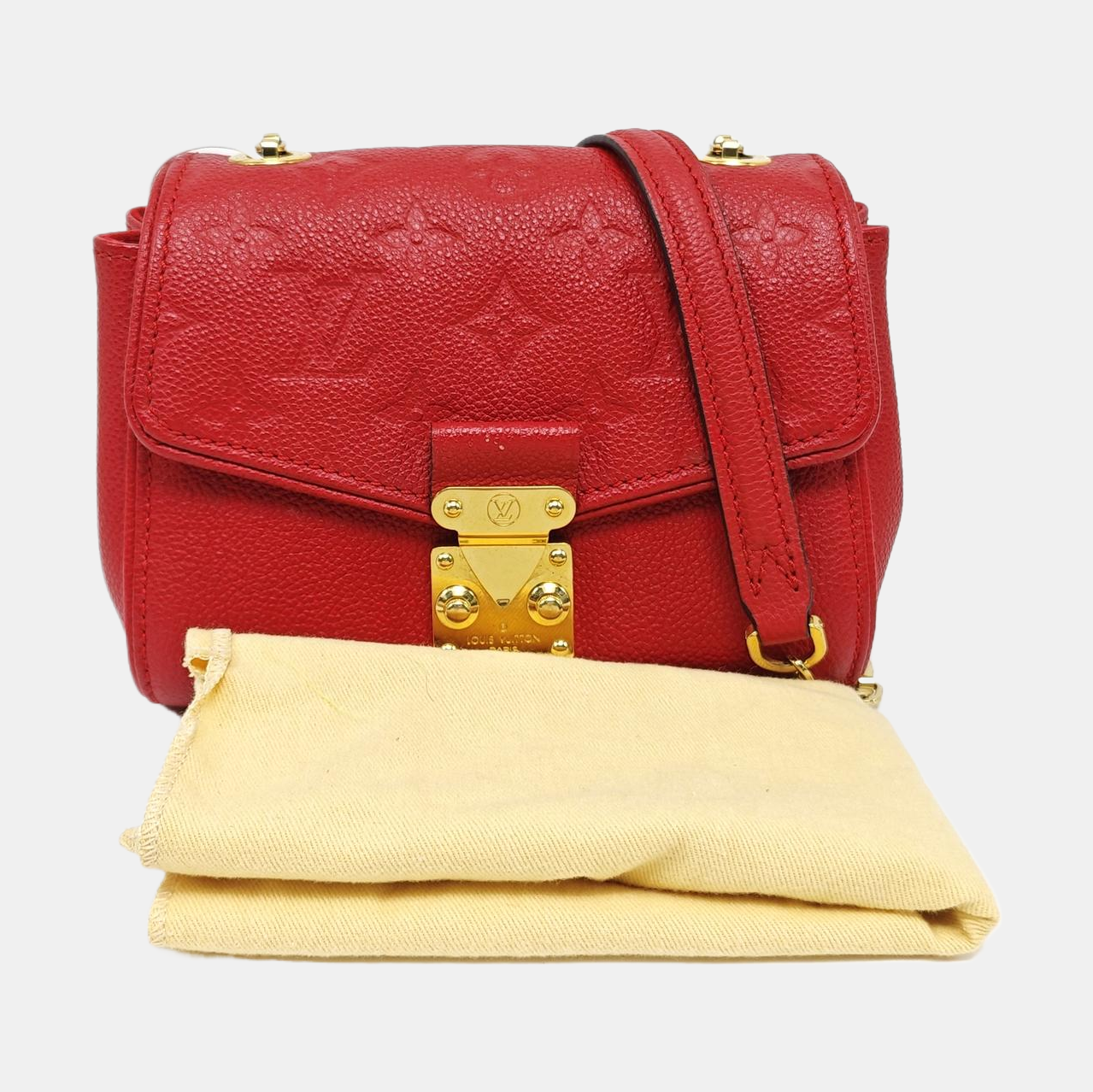 SAINT-GERMAIN BB Monogram Calfskin Red