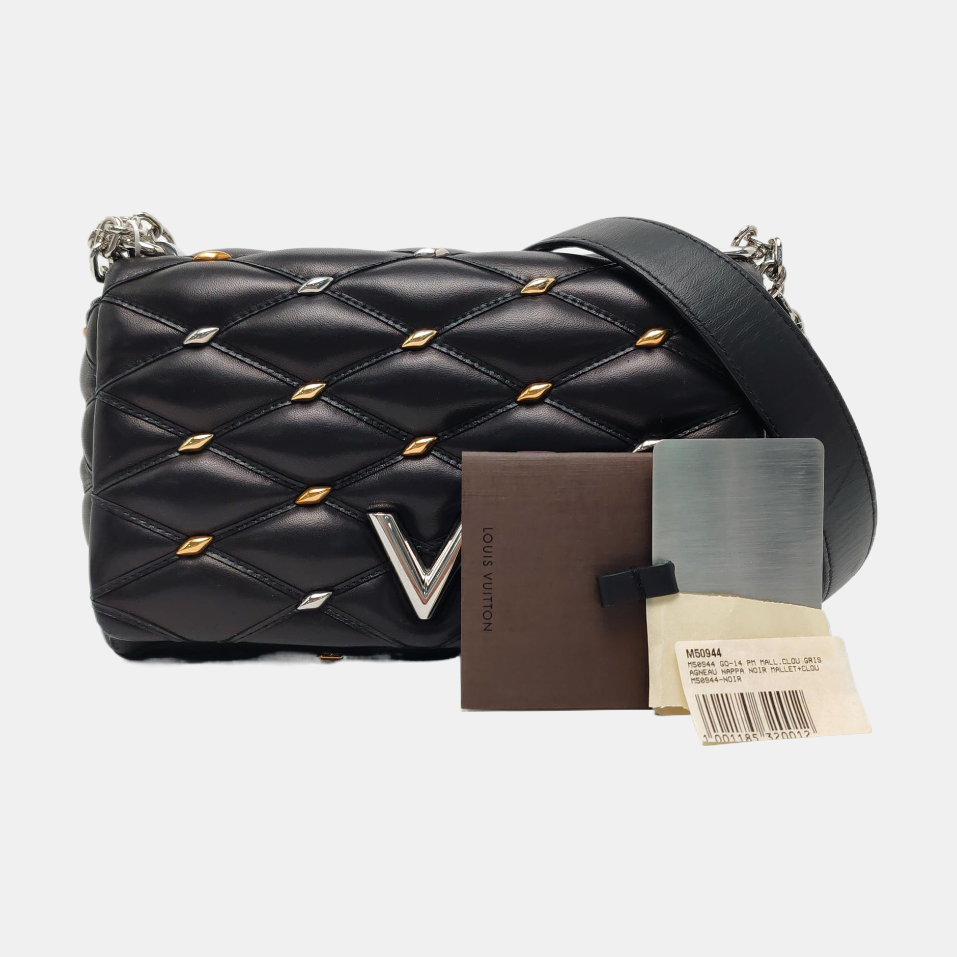 GO-14 Quilted Lambskin Black