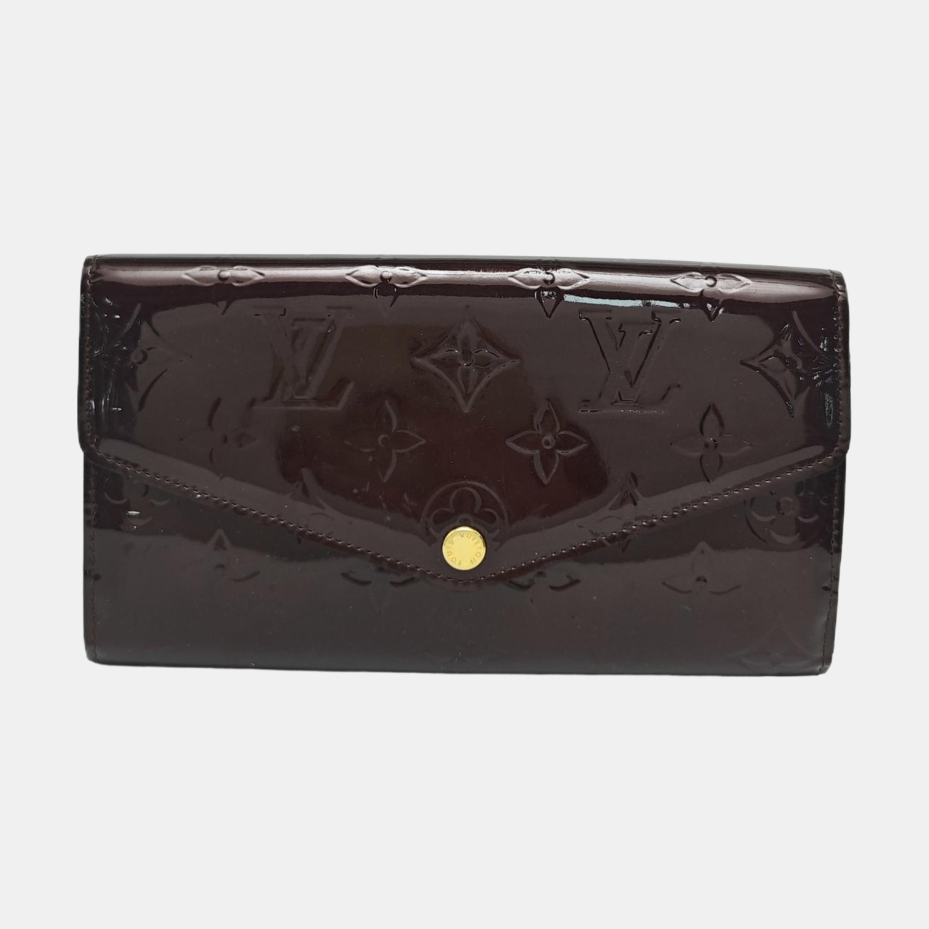 SARAH Patent Leather Red Wallet
