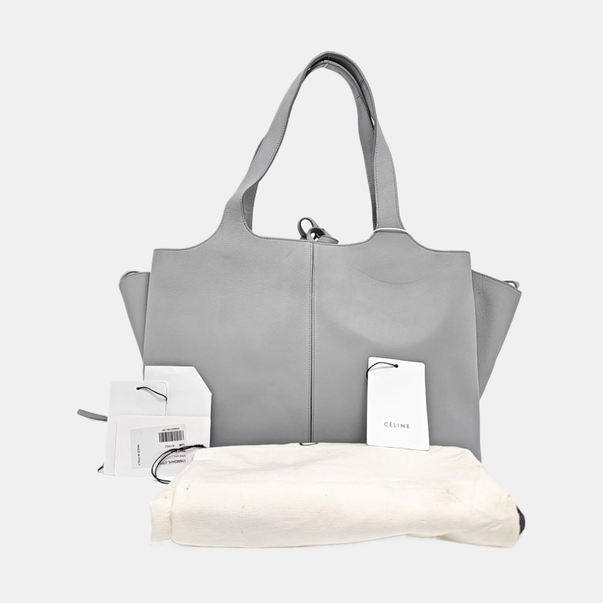 TRI FOLD Calfskin Blue