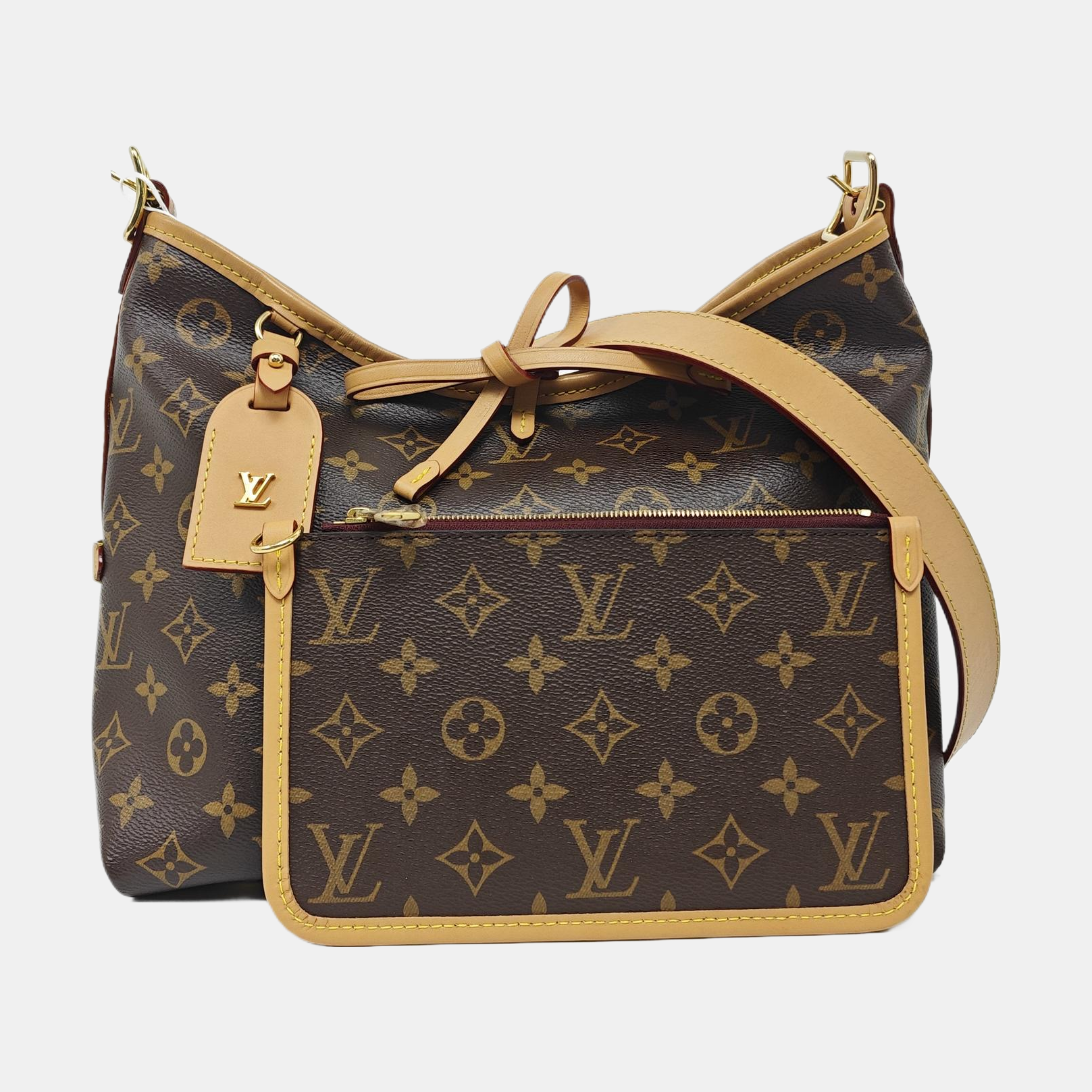CARRYALL PM Monogram Coated Canvas Brown