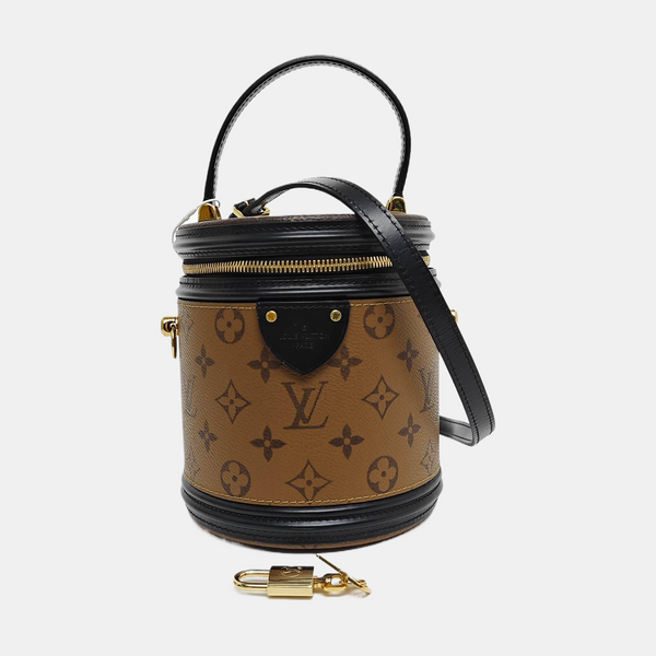 CANNES PM Monogram Coated Canvas Brown