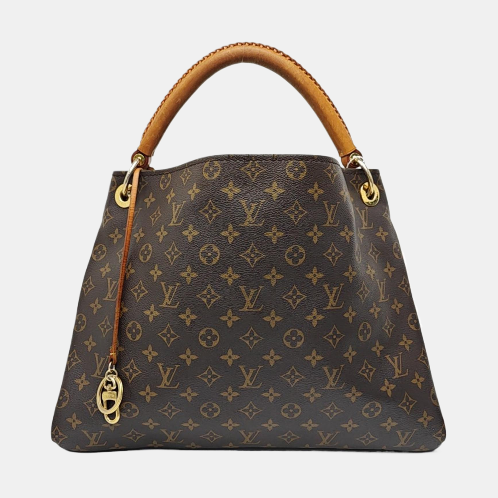 ARTSY MM Monogram Coated Canvas Brown