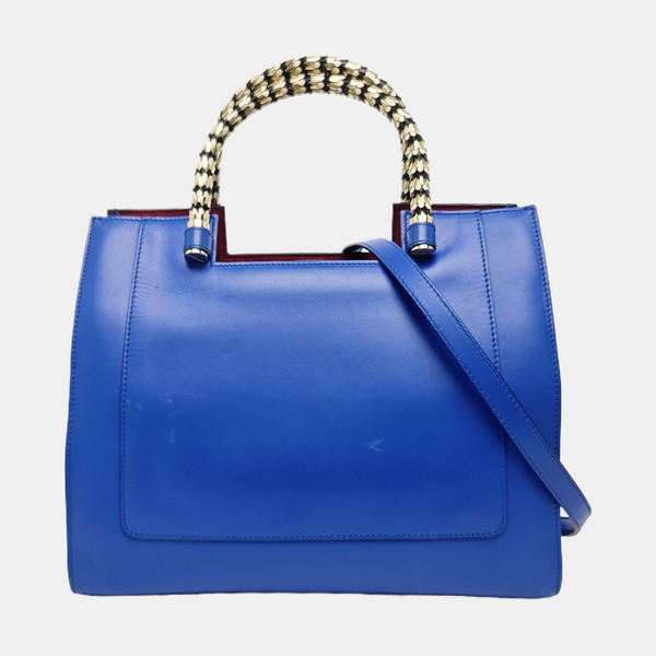 SERPENTI SCAGLIE Calfskin Blue