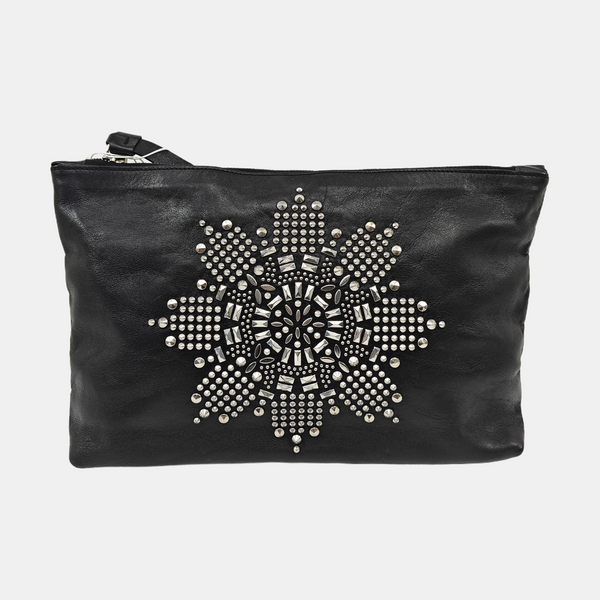 Calfskin Clutch Black