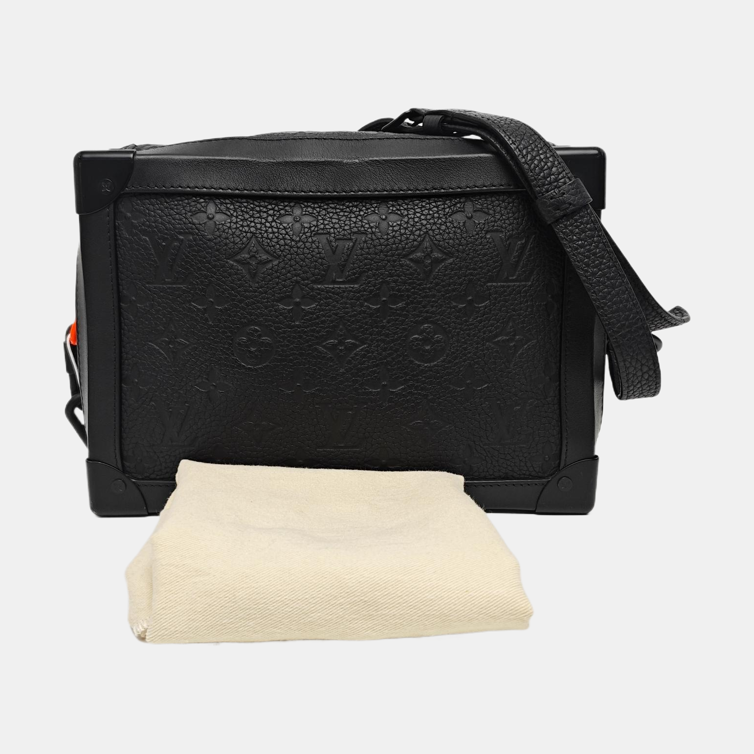 SOFT TRUNK Monogram Calfskin Black