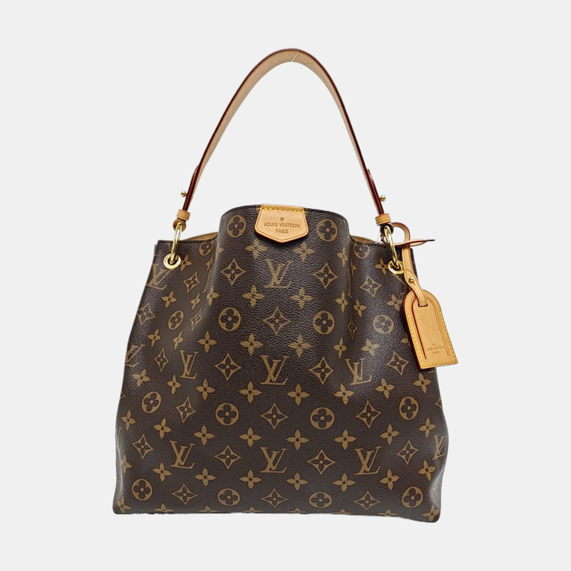 GRACEFUL TPM Monogram Coated Canvas Brown